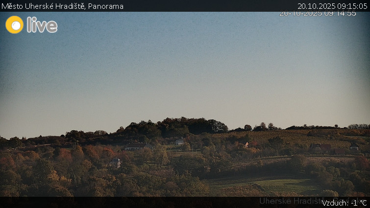 Město Uherské Hradiště - Panorama - 20.10.2025 v 09:15 Město Uherské Hradiště - Panorama - 20.10.2025 v 09:15