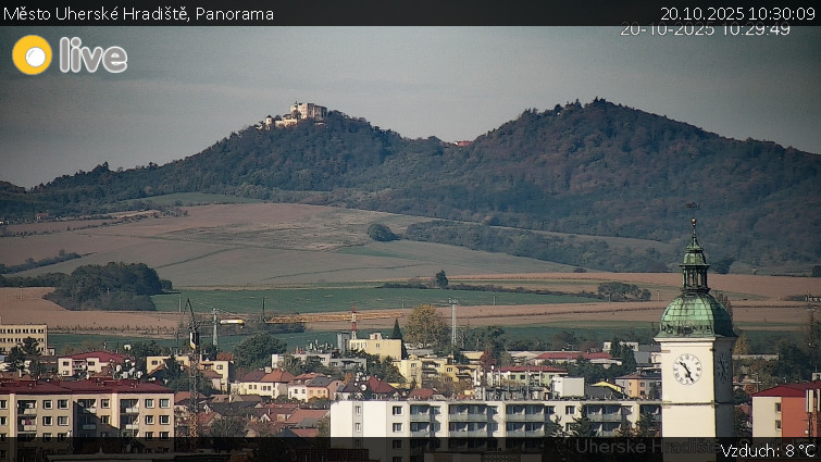 Město Uherské Hradiště - Panorama - 20.10.2025 v 10:30 Město Uherské Hradiště - Panorama - 20.10.2025 v 10:30
