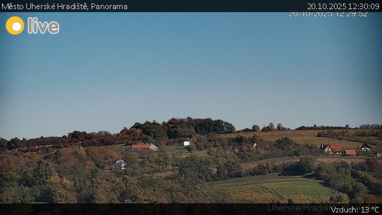 Město Uherské Hradiště - Panorama - 20.10.2025 v 12:30 Město Uherské Hradiště - Panorama - 20.10.2025 v 12:30