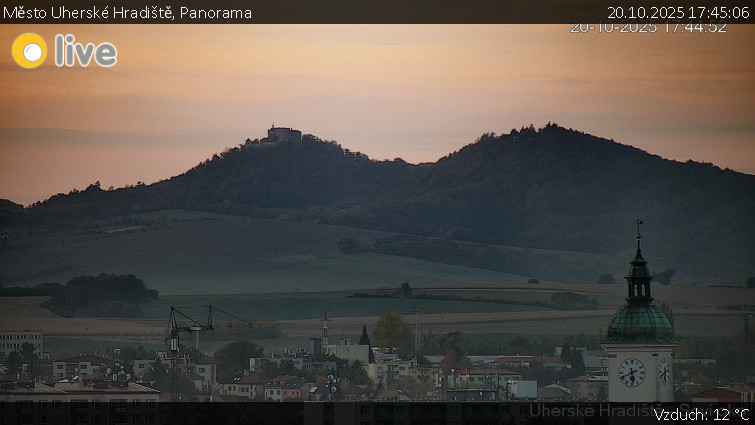 Město Uherské Hradiště - Panorama - 20.10.2025 v 17:45 Město Uherské Hradiště - Panorama - 20.10.2025 v 17:45