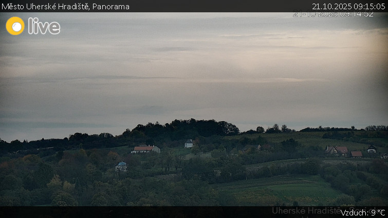 Město Uherské Hradiště - Panorama - 21.10.2025 v 09:15 Město Uherské Hradiště - Panorama - 21.10.2025 v 09:15
