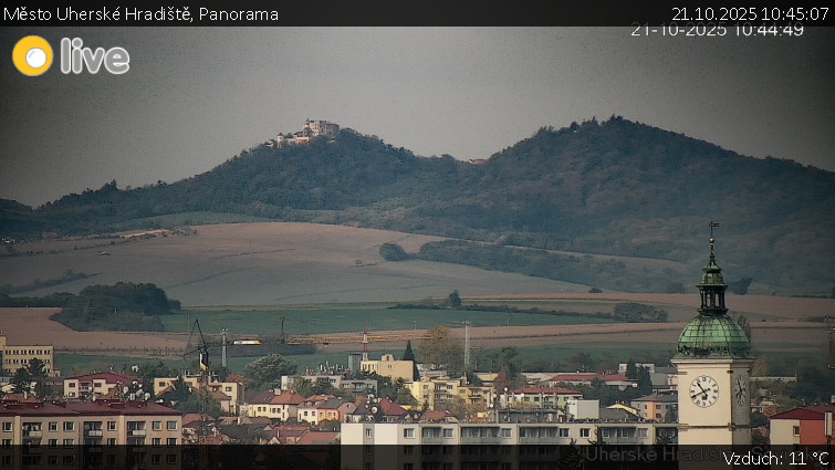 Město Uherské Hradiště - Panorama - 21.10.2025 v 10:45 Město Uherské Hradiště - Panorama - 21.10.2025 v 10:45