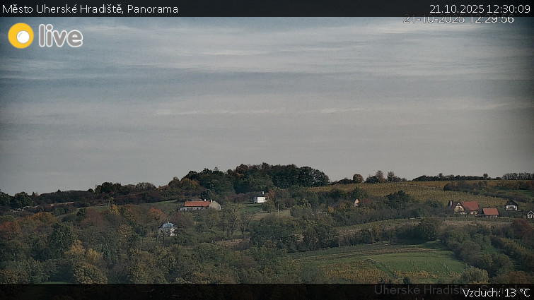 Město Uherské Hradiště - Panorama - 21.10.2025 v 12:30 Město Uherské Hradiště - Panorama - 21.10.2025 v 12:30