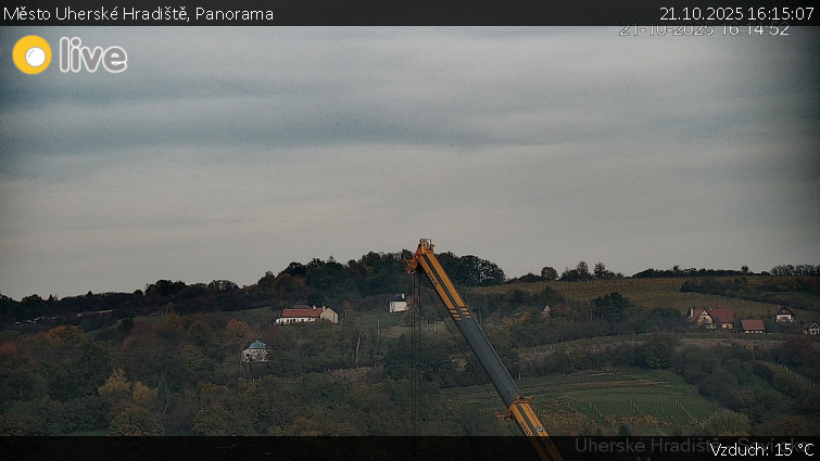 Město Uherské Hradiště - Panorama - 21.10.2025 v 16:15 Město Uherské Hradiště - Panorama - 21.10.2025 v 16:15