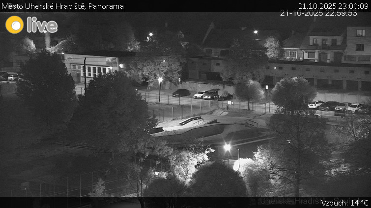Město Uherské Hradiště - Panorama - 21.10.2025 v 23:00 Město Uherské Hradiště - Panorama - 21.10.2025 v 23:00