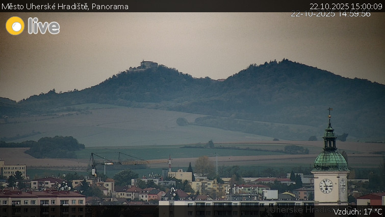 Město Uherské Hradiště - Panorama - 22.10.2025 v 15:00 Město Uherské Hradiště - Panorama - 22.10.2025 v 15:00