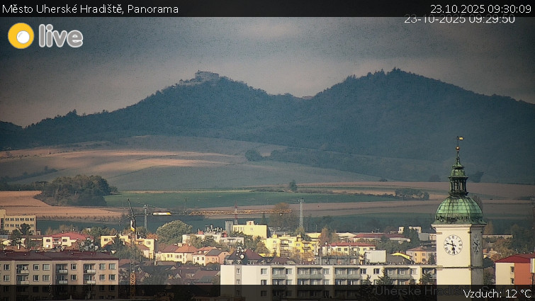 Město Uherské Hradiště - Panorama - 23.10.2025 v 09:30 Město Uherské Hradiště - Panorama - 23.10.2025 v 09:30