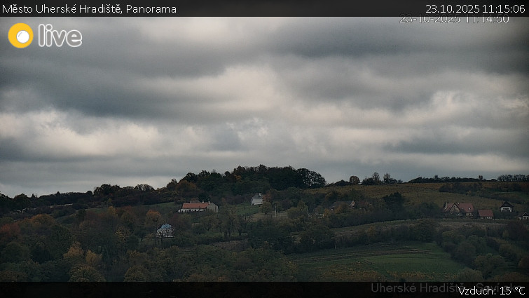 Město Uherské Hradiště - Panorama - 23.10.2025 v 11:15 Město Uherské Hradiště - Panorama - 23.10.2025 v 11:15
