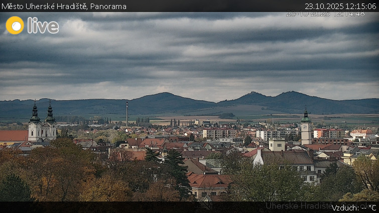 Město Uherské Hradiště - Panorama - 23.10.2025 v 12:15 Město Uherské Hradiště - Panorama - 23.10.2025 v 12:15