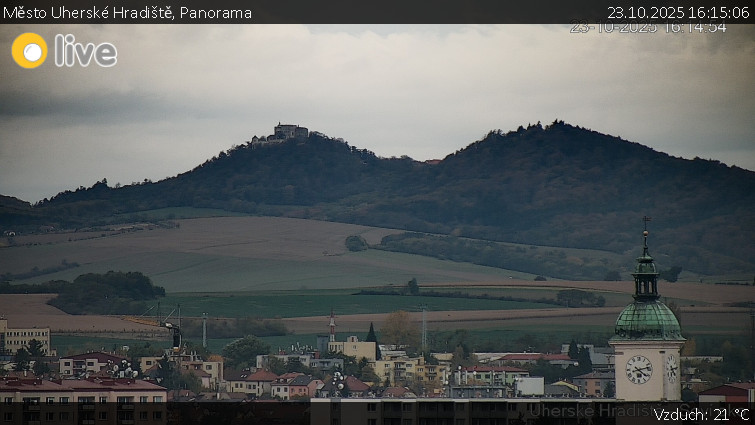 Město Uherské Hradiště - Panorama - 23.10.2025 v 16:15 Město Uherské Hradiště - Panorama - 23.10.2025 v 16:15