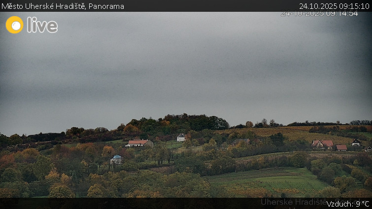 Město Uherské Hradiště - Panorama - 24.10.2025 v 09:15 Město Uherské Hradiště - Panorama - 24.10.2025 v 09:15