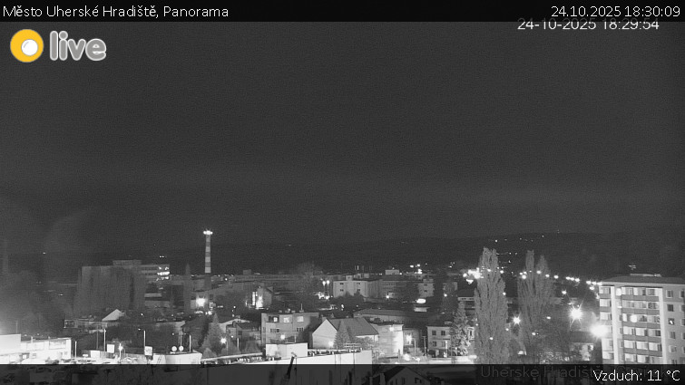 Město Uherské Hradiště - Panorama - 24.10.2025 v 18:30 Město Uherské Hradiště - Panorama - 24.10.2025 v 18:30