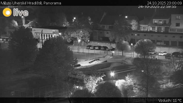 Město Uherské Hradiště - Panorama - 24.10.2025 v 23:00 Město Uherské Hradiště - Panorama - 24.10.2025 v 23:00