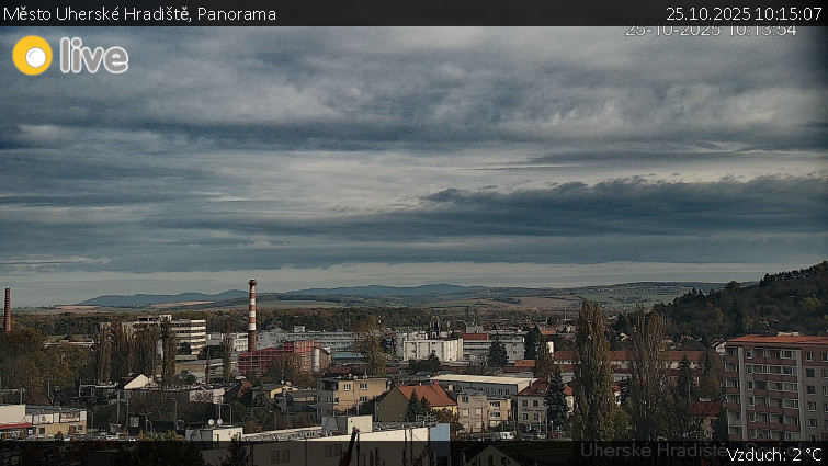 Město Uherské Hradiště - Panorama - 25.10.2025 v 10:15 Město Uherské Hradiště - Panorama - 25.10.2025 v 10:15
