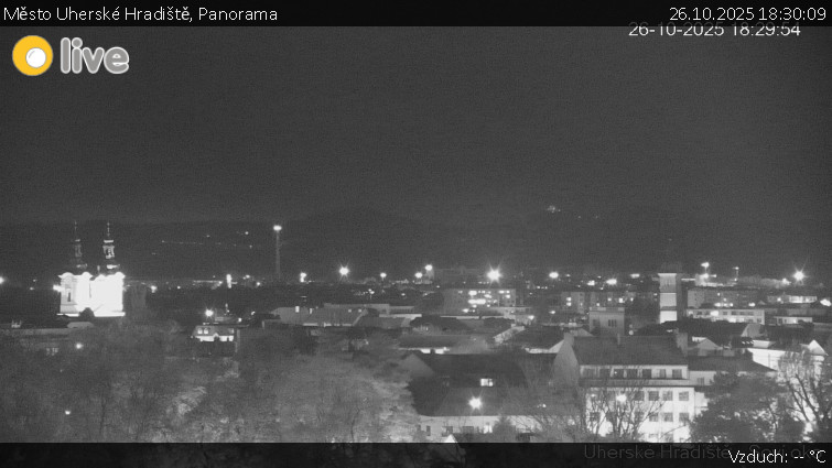 Město Uherské Hradiště - Panorama - 26.10.2025 v 18:30 Město Uherské Hradiště - Panorama - 26.10.2025 v 18:30