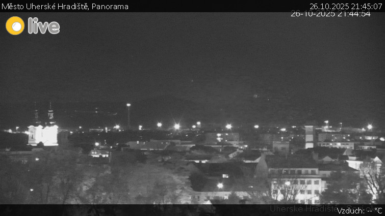 Město Uherské Hradiště - Panorama - 26.10.2025 v 21:45 Město Uherské Hradiště - Panorama - 26.10.2025 v 21:45