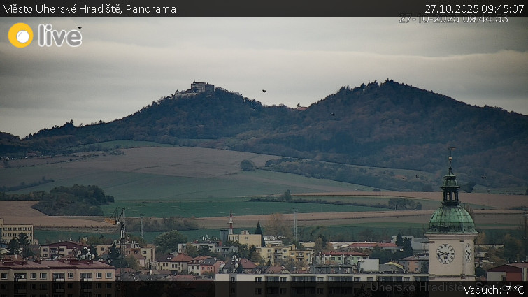 Město Uherské Hradiště - Panorama - 27.10.2025 v 09:45 Město Uherské Hradiště - Panorama - 27.10.2025 v 09:45