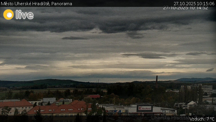 Město Uherské Hradiště - Panorama - 27.10.2025 v 10:15 Město Uherské Hradiště - Panorama - 27.10.2025 v 10:15
