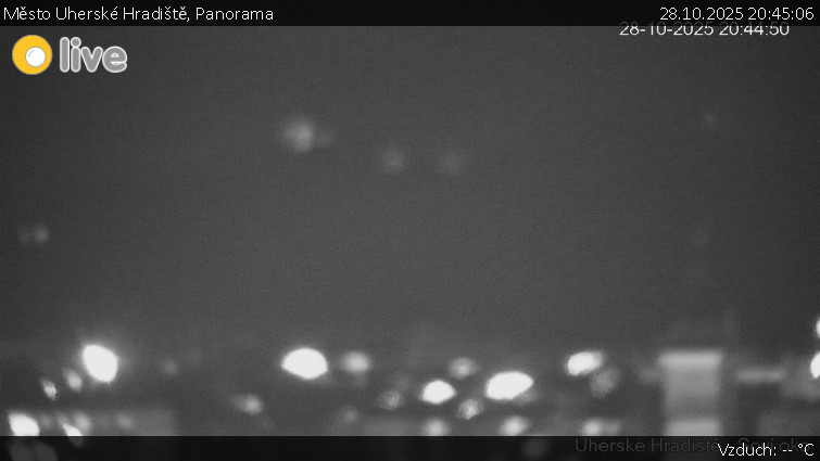 Město Uherské Hradiště - Panorama - 28.10.2025 v 20:45 Město Uherské Hradiště - Panorama - 28.10.2025 v 20:45
