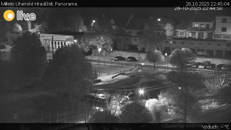 Město Uherské Hradiště - Panorama - 28.10.2025 v 22:45 Město Uherské Hradiště - Panorama - 28.10.2025 v 22:45