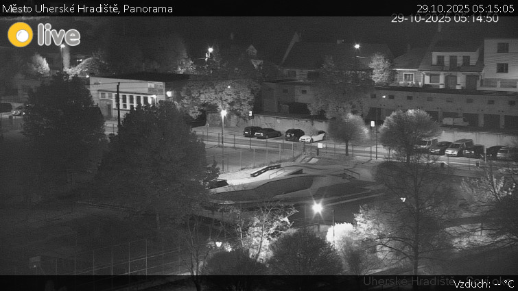 Město Uherské Hradiště - Panorama - 29.10.2025 v 05:15 Město Uherské Hradiště - Panorama - 29.10.2025 v 05:15