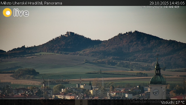 Město Uherské Hradiště - Panorama - 29.10.2025 v 14:45 Město Uherské Hradiště - Panorama - 29.10.2025 v 14:45
