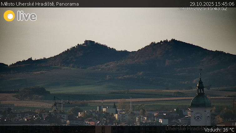 Město Uherské Hradiště - Panorama - 29.10.2025 v 15:45 Město Uherské Hradiště - Panorama - 29.10.2025 v 15:45