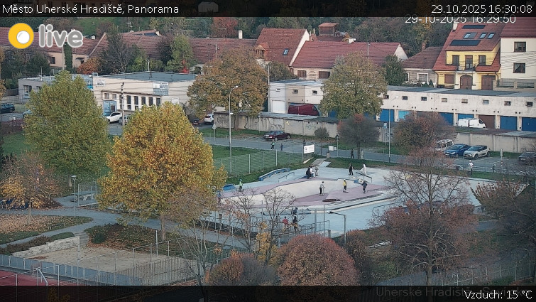 Město Uherské Hradiště - Panorama - 29.10.2025 v 16:30 Město Uherské Hradiště - Panorama - 29.10.2025 v 16:30
