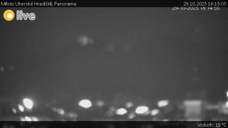 Město Uherské Hradiště - Panorama - 29.10.2025 v 18:15 Město Uherské Hradiště - Panorama - 29.10.2025 v 18:15