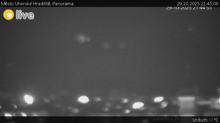 Město Uherské Hradiště - Panorama - 29.10.2025 v 21:45 Město Uherské Hradiště - Panorama - 29.10.2025 v 21:45