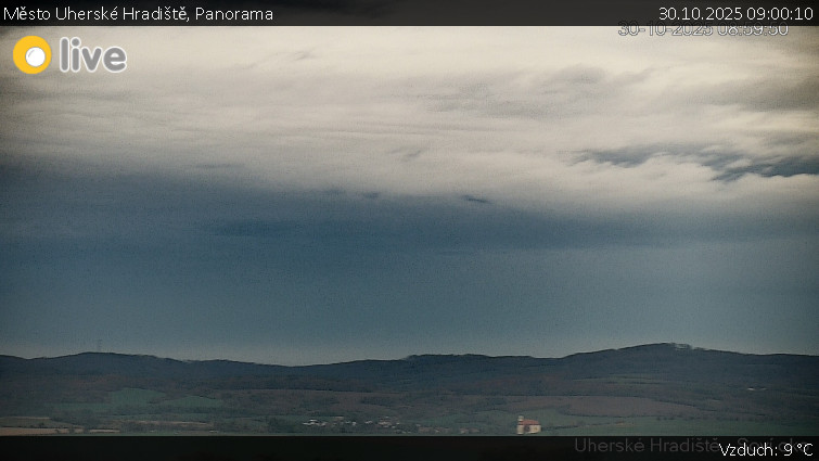 Město Uherské Hradiště - Panorama - 30.10.2025 v 09:00 Město Uherské Hradiště - Panorama - 30.10.2025 v 09:00