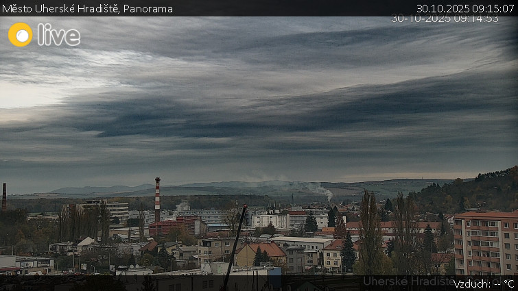 Město Uherské Hradiště - Panorama - 30.10.2025 v 09:15 Město Uherské Hradiště - Panorama - 30.10.2025 v 09:15