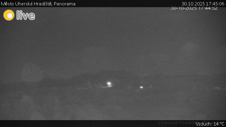 Město Uherské Hradiště - Panorama - 30.10.2025 v 17:45 Město Uherské Hradiště - Panorama - 30.10.2025 v 17:45