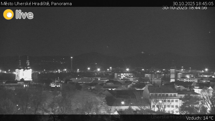 Město Uherské Hradiště - Panorama - 30.10.2025 v 18:45 Město Uherské Hradiště - Panorama - 30.10.2025 v 18:45