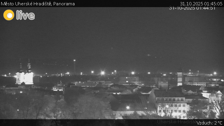Město Uherské Hradiště - Panorama - 31.10.2025 v 01:45 Město Uherské Hradiště - Panorama - 31.10.2025 v 01:45