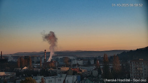 Město Uherské Hradiště - Panorama - 31.10.2025 v 07:00 Město Uherské Hradiště - Panorama - 31.10.2025 v 07:00