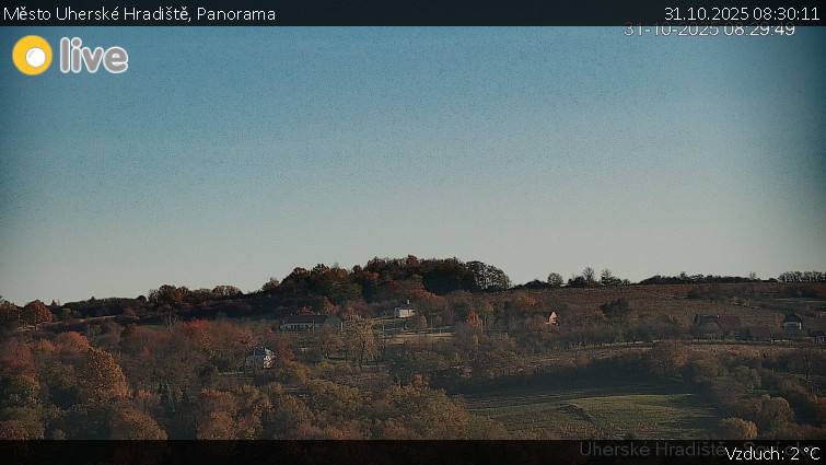 Město Uherské Hradiště - Panorama - 31.10.2025 v 08:30 Město Uherské Hradiště - Panorama - 31.10.2025 v 08:30