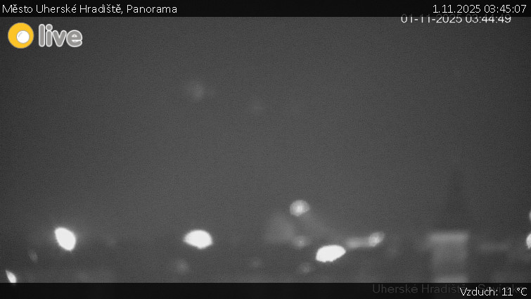 Město Uherské Hradiště - Panorama - 1.11.2025 v 03:45 Město Uherské Hradiště - Panorama - 1.11.2025 v 03:45