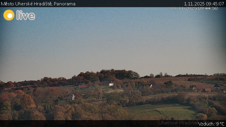 Město Uherské Hradiště - Panorama - 1.11.2025 v 09:45 Město Uherské Hradiště - Panorama - 1.11.2025 v 09:45
