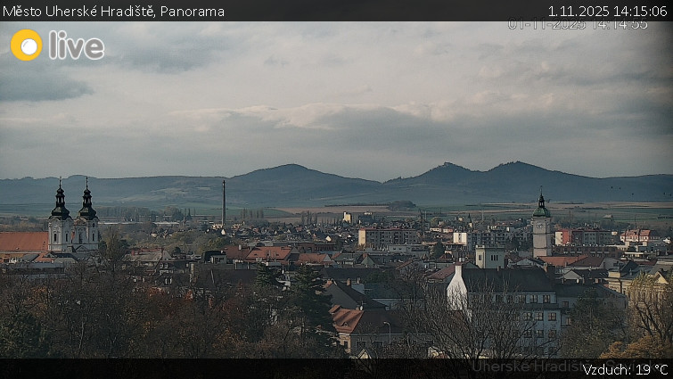 Město Uherské Hradiště - Panorama - 1.11.2025 v 14:15 Město Uherské Hradiště - Panorama - 1.11.2025 v 14:15