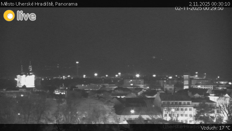 Město Uherské Hradiště - Panorama - 2.11.2025 v 00:30 Město Uherské Hradiště - Panorama - 2.11.2025 v 00:30