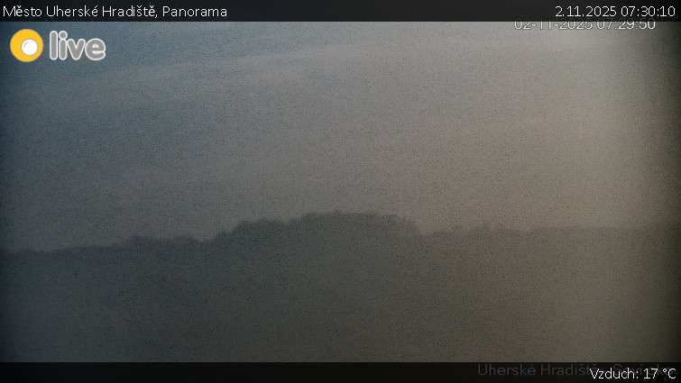 Město Uherské Hradiště - Panorama - 2.11.2025 v 07:30 Město Uherské Hradiště - Panorama - 2.11.2025 v 07:30