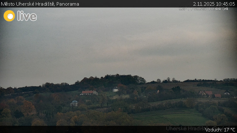 Město Uherské Hradiště - Panorama - 2.11.2025 v 10:45 Město Uherské Hradiště - Panorama - 2.11.2025 v 10:45