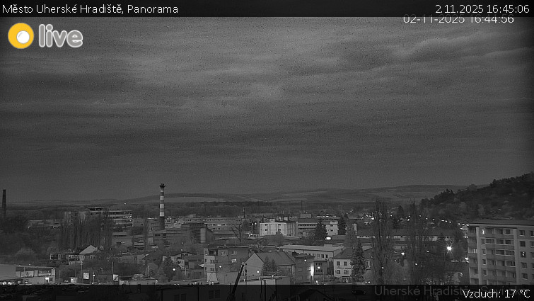 Město Uherské Hradiště - Panorama - 2.11.2025 v 16:45 Město Uherské Hradiště - Panorama - 2.11.2025 v 16:45