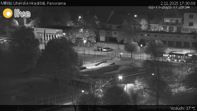 Město Uherské Hradiště - Panorama - 2.11.2025 v 17:30 Město Uherské Hradiště - Panorama - 2.11.2025 v 17:30