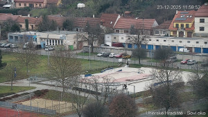 Město Uherské Hradiště - Panorama - 23.12.2025 v 12:00 Město Uherské Hradiště - Panorama - 23.12.2025 v 12:00