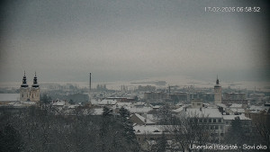 Město Uherské Hradiště - Panorama - 17.2.2026 v 07:00 Město Uherské Hradiště - Panorama - 17.2.2026 v 07:00