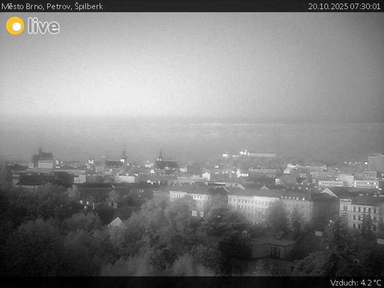 Město Brno - Petrov, Špilberk - 20.10.2025 v 07:30 Město Brno - Petrov, Špilberk - 20.10.2025 v 07:30