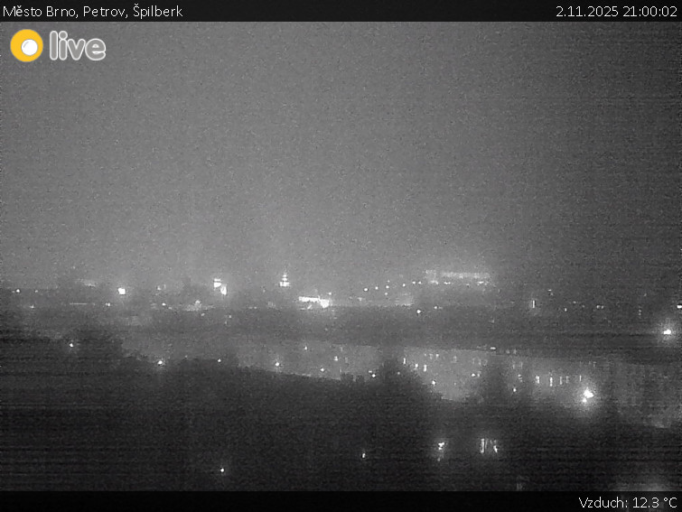 Město Brno - Petrov, Špilberk - 2.11.2025 v 21:00 Město Brno - Petrov, Špilberk - 2.11.2025 v 21:00