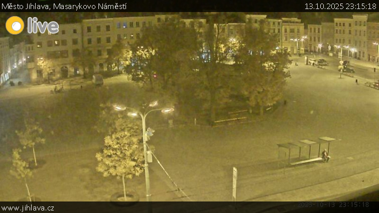 Město Jihlava - Masarykovo Náměstí - 13.10.2025 v 23:15 Město Jihlava - Masarykovo Náměstí - 13.10.2025 v 23:15
